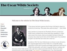 Tablet Screenshot of oscarwildesociety.co.uk